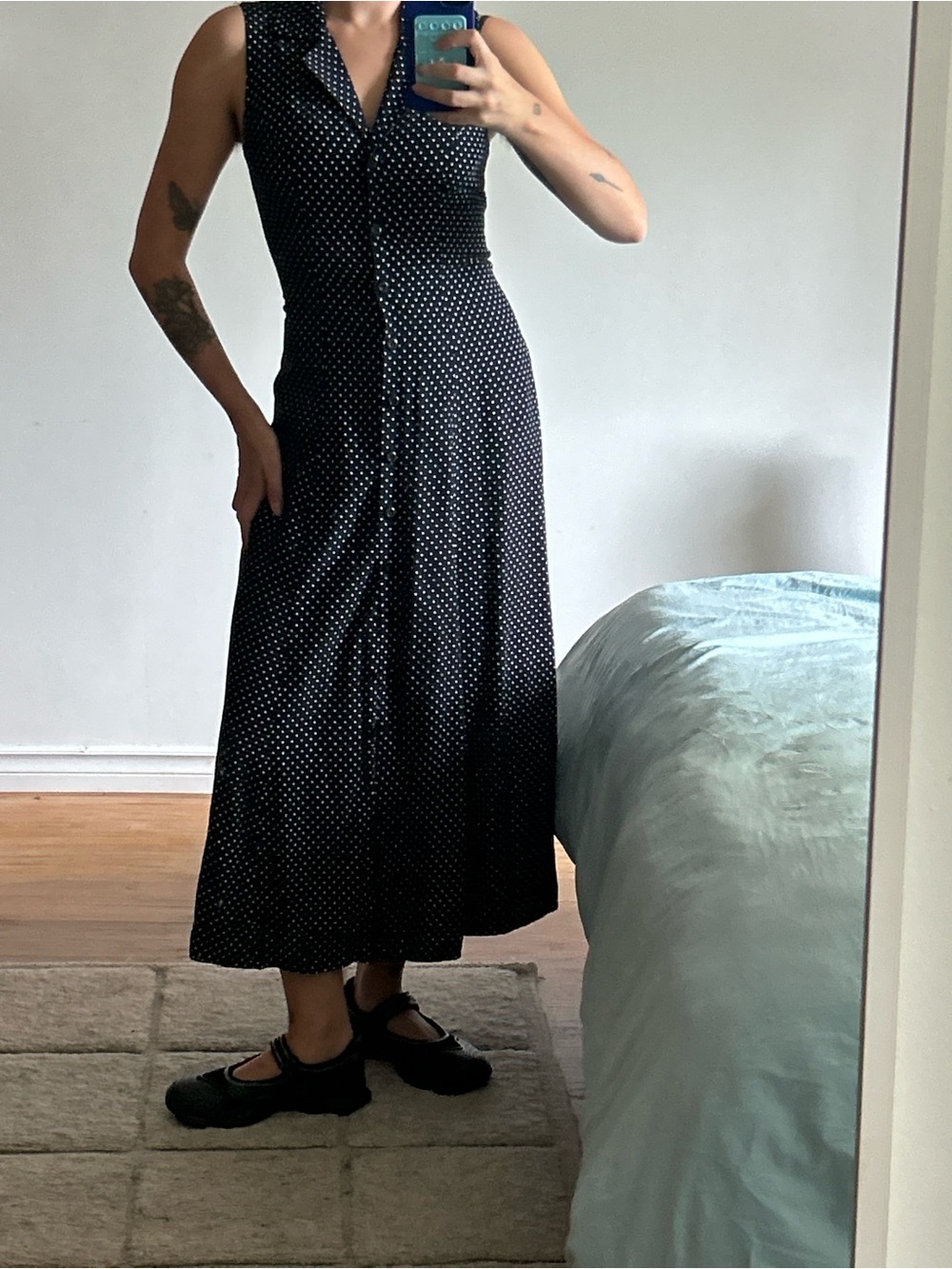 VINTAGE my Michelle polka dot dress